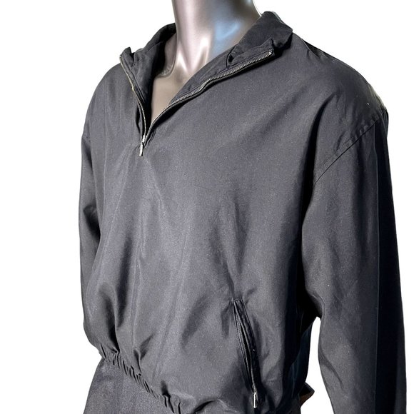 Eddie Bauer Pullover Jacket Quarter Zip Golf Windbreaker EBTEK XL u - Picture 3 of 9